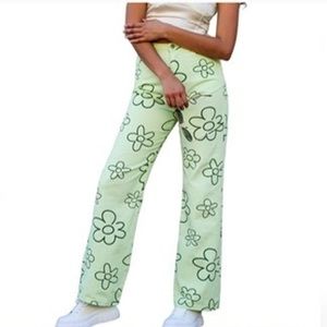 Bailey Rose Wide Leg Floral Printed Pants for Women